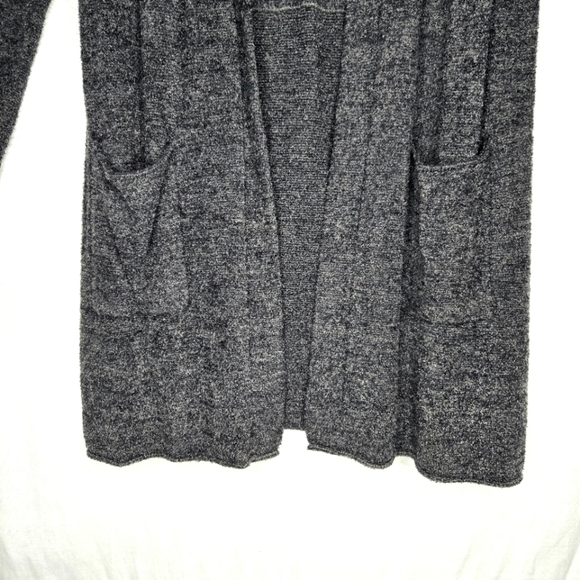 Barefoot Dreams Cozychic lite cardigan sweater.  Carbon/gray XL - Picture 8 of 14